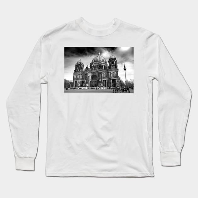 Berlin Cathedral Berliner Dom Germany Long Sleeve T-Shirt by AndyEvansPhotos